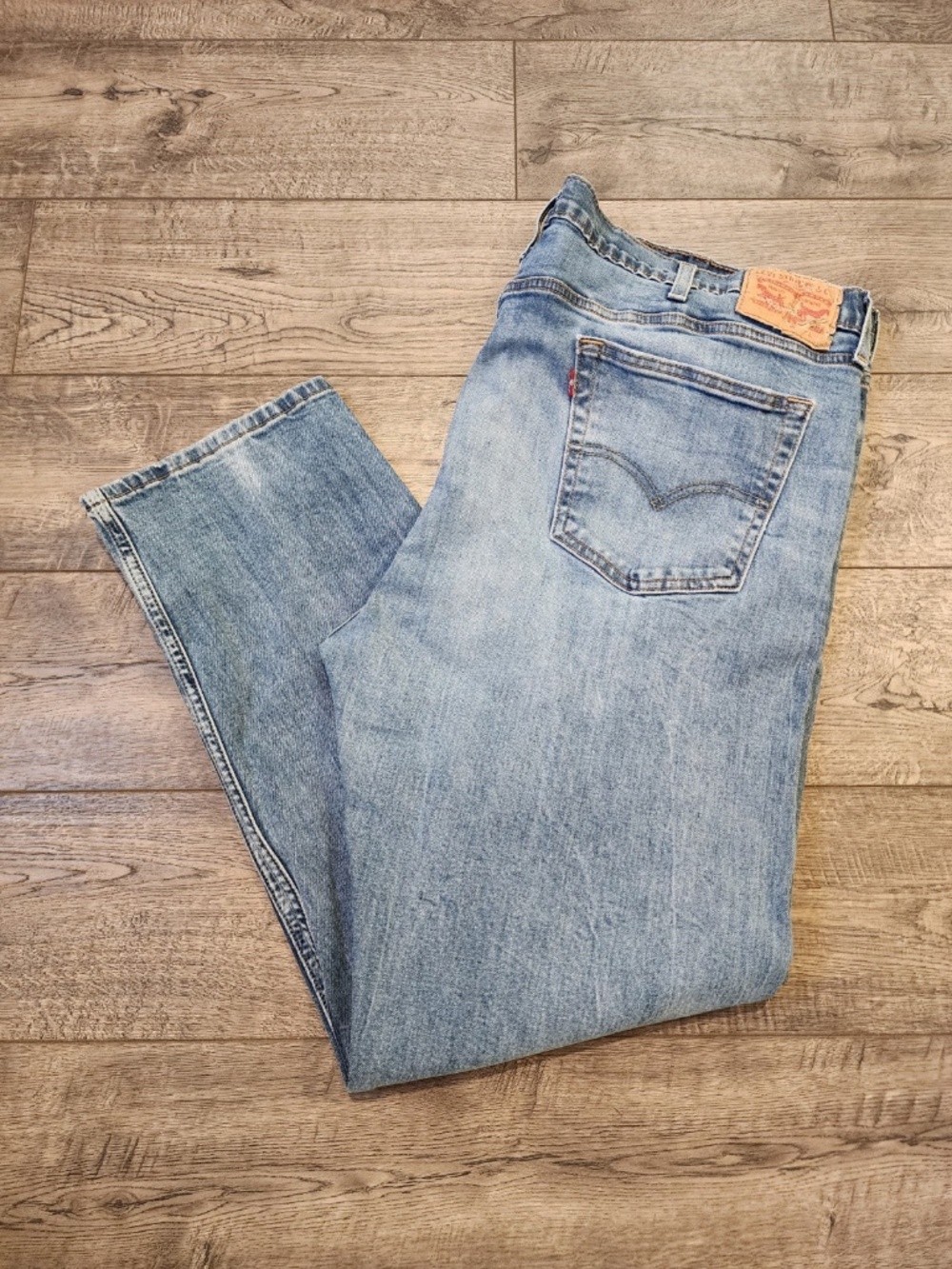 Levi Strauss Co Mens Jeans Size W46 L32 Straight Leg Blue Denim